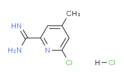 CAS No. 1179361-43-3, 6-chloro-4-methylpicolinimidamide hydrochloride