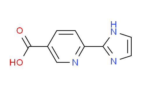 CAS No. 117668-19-6, 6-(1H-imidazol-2-yl)nicotinic acid