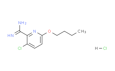 CAS No. 1179361-91-1, 6-butoxy-3-chloropicolinimidamide hydrochloride