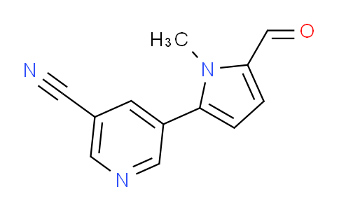 CAS No. 1393709-49-3, 5-(5-formyl-1-methyl-1H-pyrrol-2-yl)nicotinonitrile
