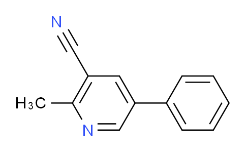 CAS No. 63820-78-0, 2-methyl-5-phenylnicotinonitrile
