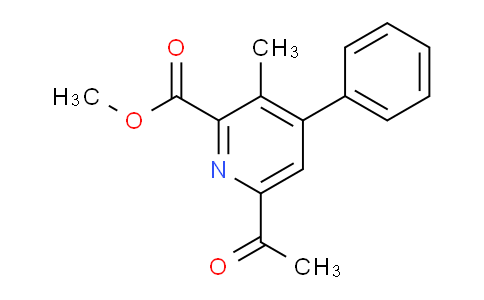CAS No. 64034-97-5, methyl 6-acetyl-3-methyl-4-phenylpicolinate