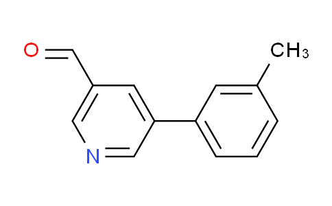 CAS No. 887973-66-2, 5-(m-tolyl)nicotinaldehyde