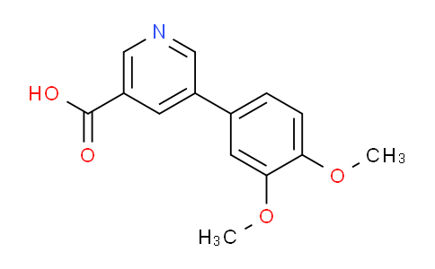 CAS No. 887973-42-4, 5-(3,4-Dimethoxyphenyl)nicotinic acid