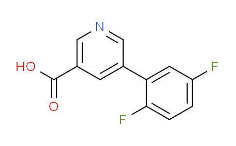 CAS No. 887973-41-3, 5-(2,5-difluorophenyl)nicotinic acid