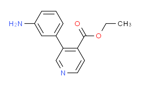 CAS No. 252921-31-6, ethyl 3-(3-aminophenyl)isonicotinate