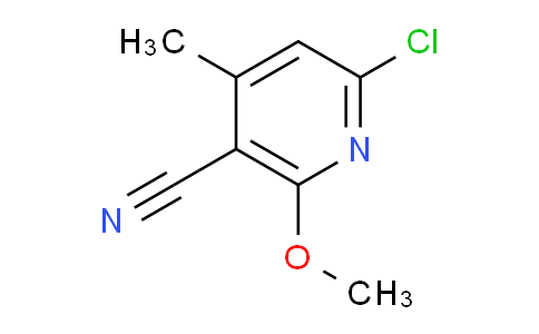 CAS No. 243469-65-0, 6-chloro-2-methoxy-4-methylnicotinonitrile