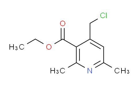 CAS No. 444347-36-8, ethyl 4-(chloromethyl)-2,6-dimethylnicotinate
