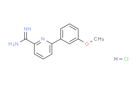 CAS No. 1179361-79-5, 6-(3-methoxyphenyl)picolinimidamide hydrochloride