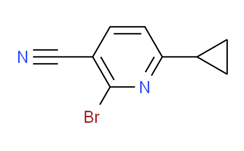 CAS No. 1237986-56-9, 2-bromo-6-cyclopropylnicotinonitrile