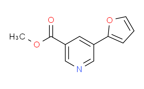 CAS No. 93349-97-4, methyl 5-(furan-2-yl)nicotinate