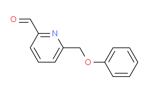 CAS No. 933791-32-3, 6-(phenoxymethyl)picolinaldehyde