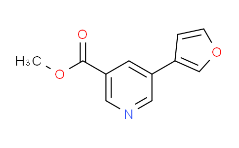 CAS No. 93349-98-5, methyl 5-(furan-3-yl)nicotinate