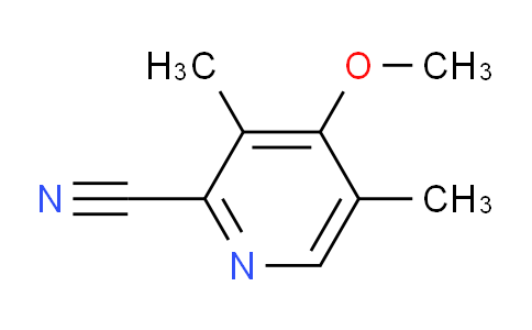 CAS No. 104916-41-8, 4-methoxy-3,5-dimethylpicolinonitrile