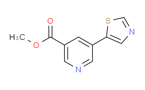 DY712593 | 1346687-53-3 | methyl 5-(thiazol-5-yl)nicotinate