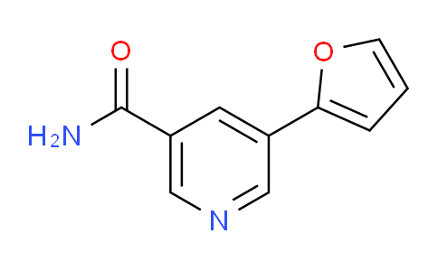 CAS No. 1346687-16-8, 5-(furan-2-yl)nicotinamide