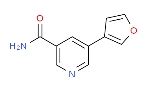 CAS No. 1346687-18-0, 5-(furan-3-yl)nicotinamide