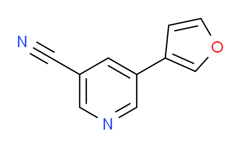 CAS No. 1346687-19-1, 5-(furan-3-yl)nicotinonitrile