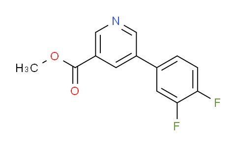 CAS No. 1346691-70-0, methyl 5-(3,4-difluorophenyl)nicotinate