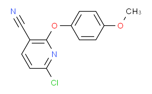 CAS No. 1402088-16-7, 6-chloro-2-(4-methoxyphenoxy)nicotinonitrile