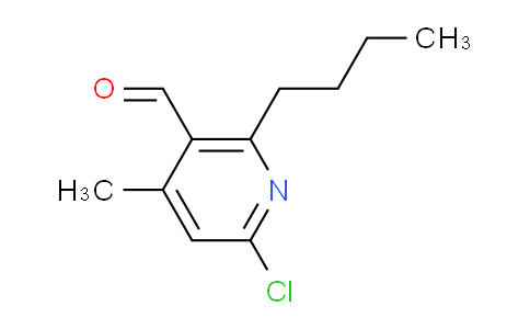CAS No. 153806-79-2, 2-butyl-6-chloro-4-methylnicotinaldehyde