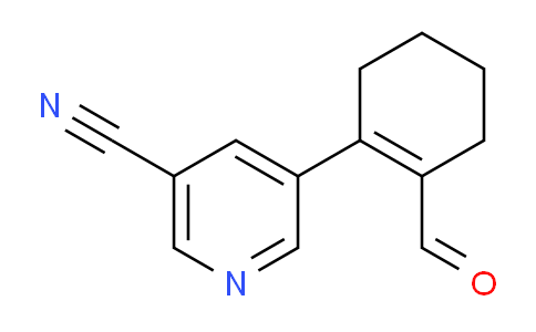 CAS No. 1502825-46-8, 5-(2-formylcyclohex-1-en-1-yl)nicotinonitrile