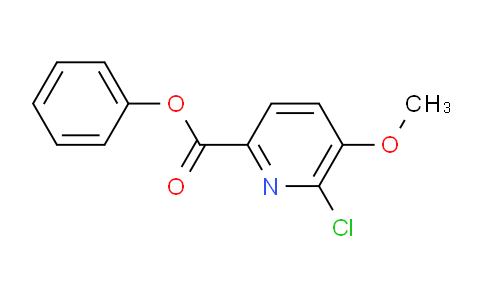 CAS No. 204378-35-8, phenyl 6-chloro-5-methoxypicolinate