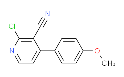 CAS No. 203803-04-7, 2-chloro-4-(4-methoxyphenyl)nicotinonitrile