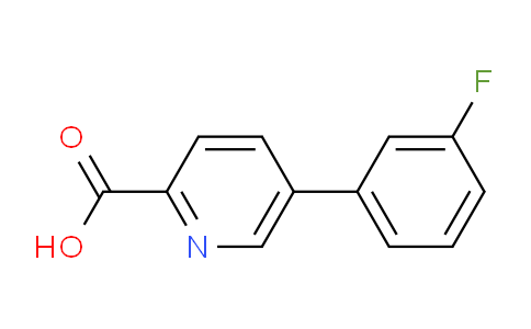 CAS No. 1158763-55-3, 5-(3-fluorophenyl)picolinic acid
