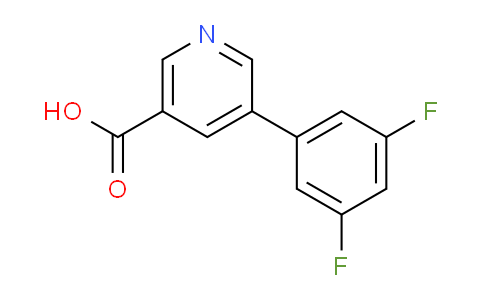 CAS No. 1048267-36-2, 5-(3,5-difluorophenyl)nicotinic acid