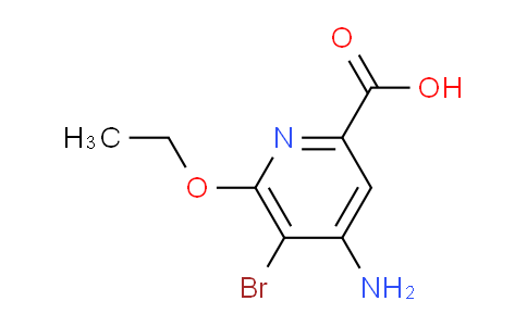 CAS No. 1057260-48-6, 4-amino-5-bromo-6-ethoxypicolinic acid