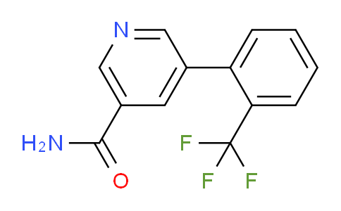 CAS No. 1125421-92-2, 5-(2-(trifluoromethyl)phenyl)nicotinamide