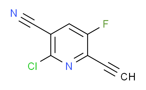 CAS No. 1134614-73-5, 2-chloro-6-ethynyl-5-fluoronicotinonitrile