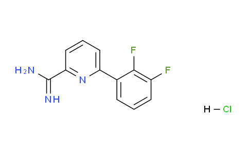 CAS No. 1179362-58-3, 6-(2,3-difluorophenyl)picolinimidamide hydrochloride