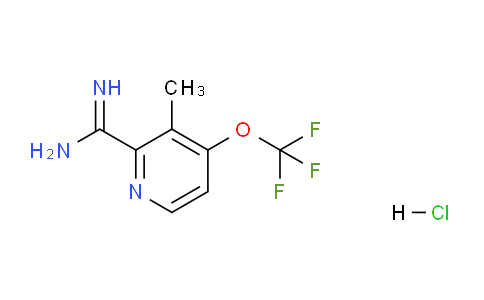 CAS No. 1179360-01-0, 3-methyl-4-(trifluoromethoxy)picolinimidamide hydrochloride