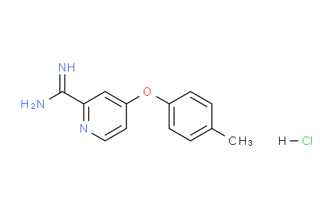 CAS No. 1179362-92-5, 4-(p-tolyloxy)picolinimidamide hydrochloride