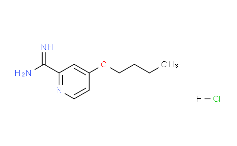 CAS No. 1179359-74-0, 4-butoxypicolinimidamide hydrochloride