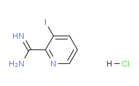 CAS No. 1179362-93-6, 3-iodopicolinimidamide hydrochloride