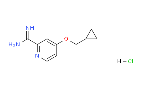 CAS No. 1179359-78-4, 4-(cyclopropylmethoxy)picolinimidamide hydrochloride