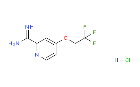 CAS No. 1179359-94-4, 4-(2,2,2-trifluoroethoxy)picolinimidamide hydrochloride