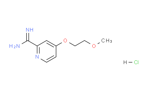 CAS No. 1179359-73-9, 4-(2-methoxyethoxy)picolinimidamide hydrochloride