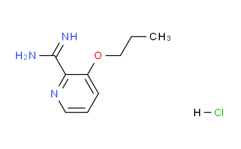 CAS No. 1179362-43-6, 3-propoxypicolinimidamide hydrochloride