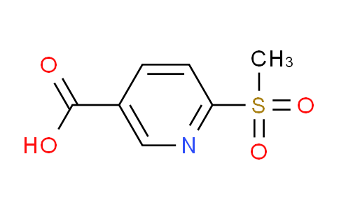 CAS No. 1186663-34-2, 6-(Methylsulfonyl)nicotinic acid