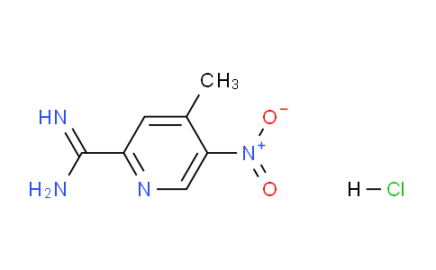 CAS No. 1179362-22-1, 4-methyl-5-nitropicolinimidamide hydrochloride