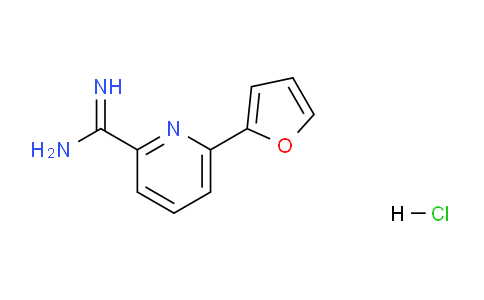 CAS No. 1179360-56-5, 6-(furan-2-yl)picolinimidamide hydrochloride