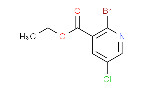 CAS No. 1214337-49-1, ethyl 2-bromo-5-chloronicotinate