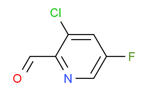 CAS No. 1227563-32-7, 3-chloro-5-fluoropicolinaldehyde