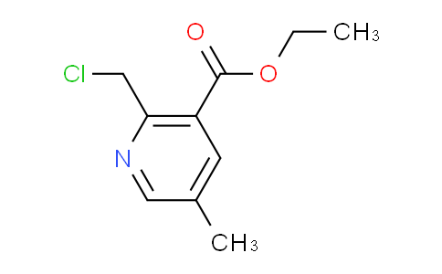 CAS No. 124796-97-0, ethyl 2-(chloromethyl)-5-methylnicotinate