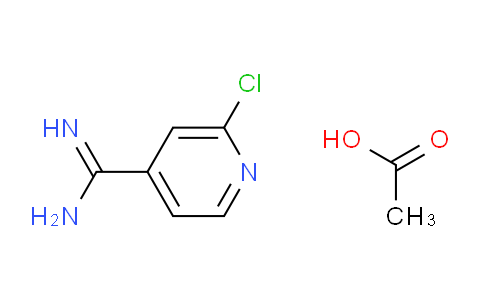 CAS No. 1253792-37-8, 2-chloroisonicotinimidamide acetate