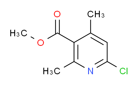 CAS No. 1256789-09-9, methyl 6-chloro-2,4-dimethylnicotinate
